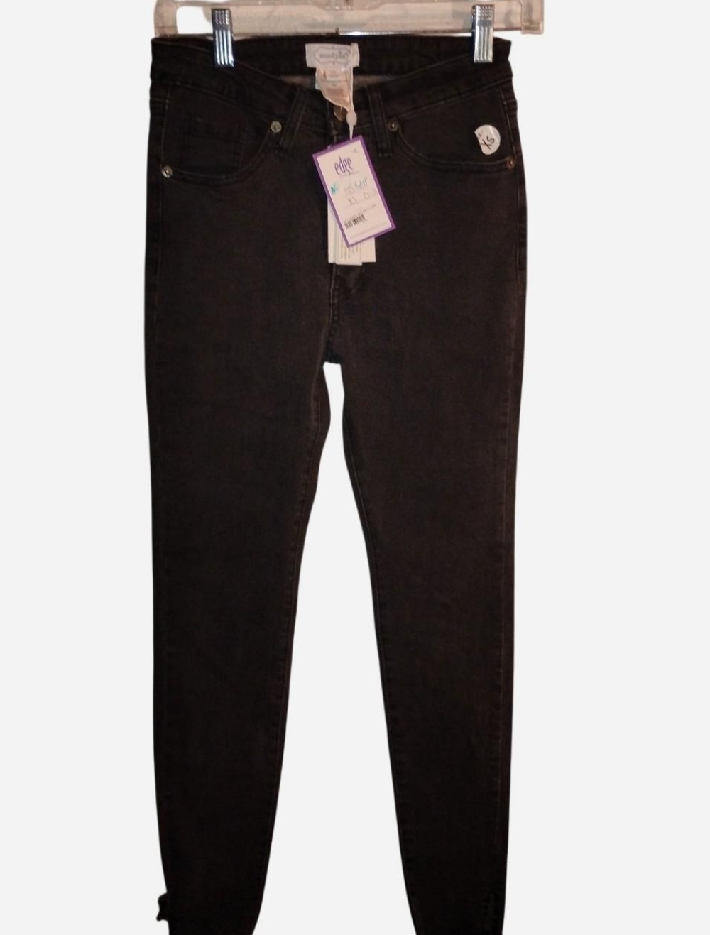 NWT Mud Pie High-Rise Skinny Jeans - Frayed Hem (Size XS)